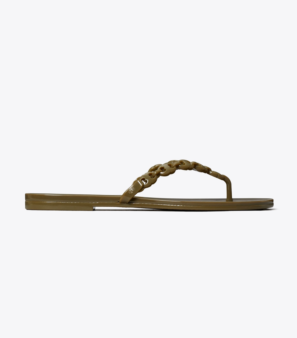Tory Burch Gemini Link Jelly Flip-Flop - Moss Rock