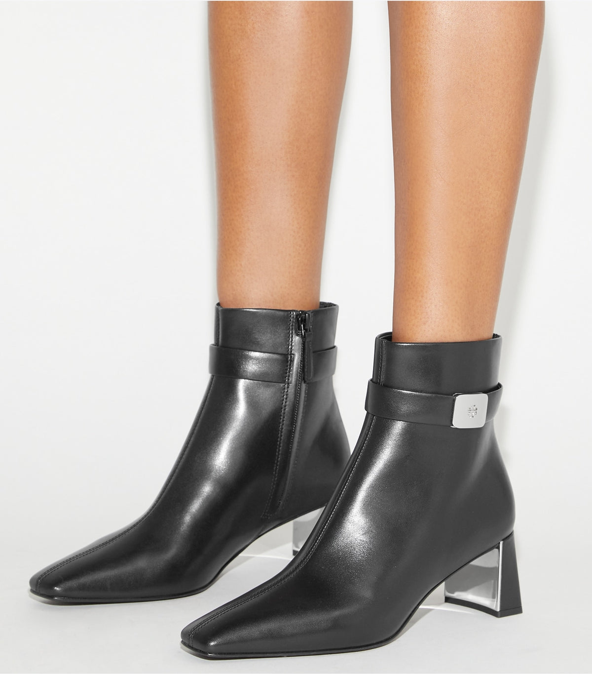 Tory Burch Georgia Heeled Ankle Boot - Perfect Black