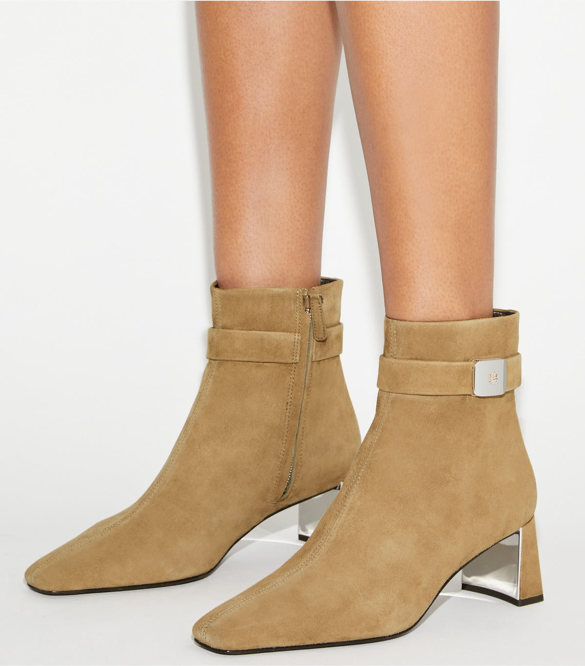 Tory Burch Georgia Heeled Ankle Boot - River Rock