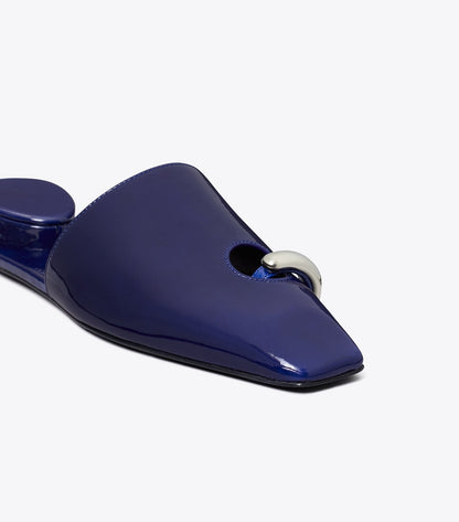 Tory Burch Pierced Mule - Ballpoint Blue