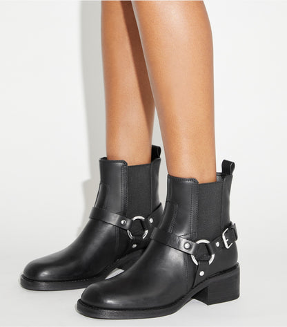 Tory Burch Moto Boot - Perfect Black