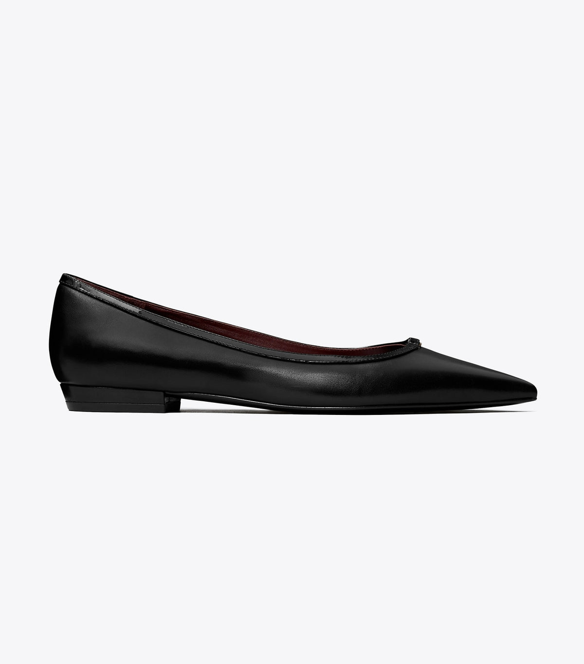 Tory Burch Double T Buckle Flat - Perfect Black
