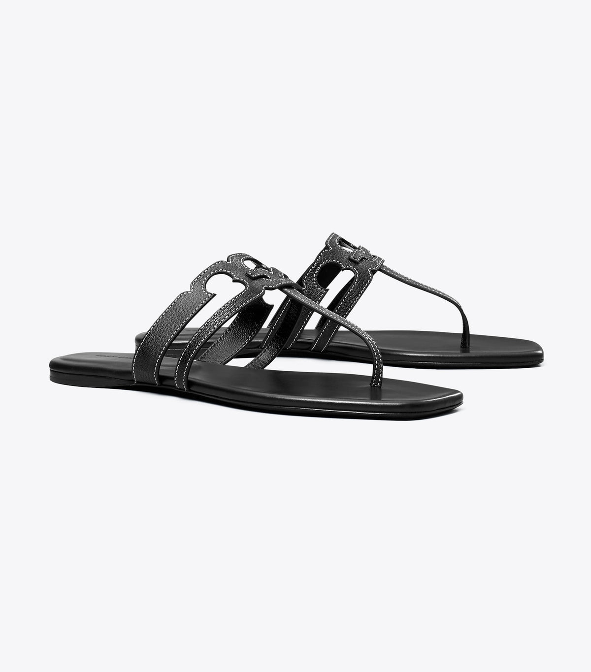 Tory Burch Ines T-Strap Sandal - Perfect Black / Perfect Black