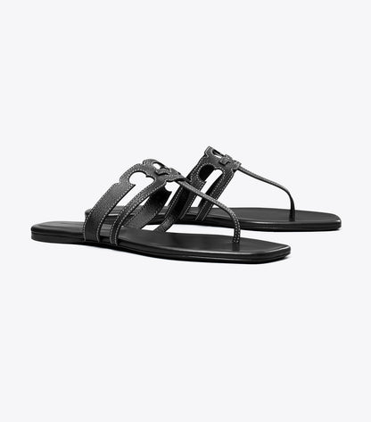Tory Burch Ines T-Strap Sandal - Perfect Black / Perfect Black