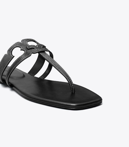 Tory Burch Ines T-Strap Sandal - Perfect Black / Perfect Black