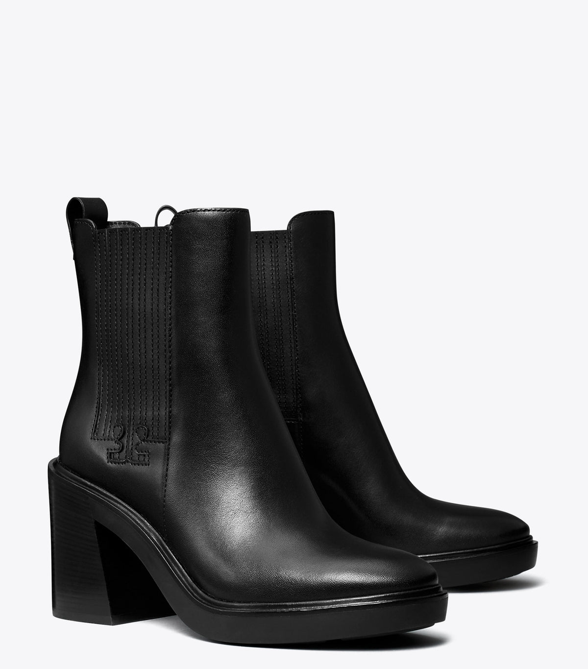 Tory Burch T Chelsea Heeled Ankle Boot - Perfect Black