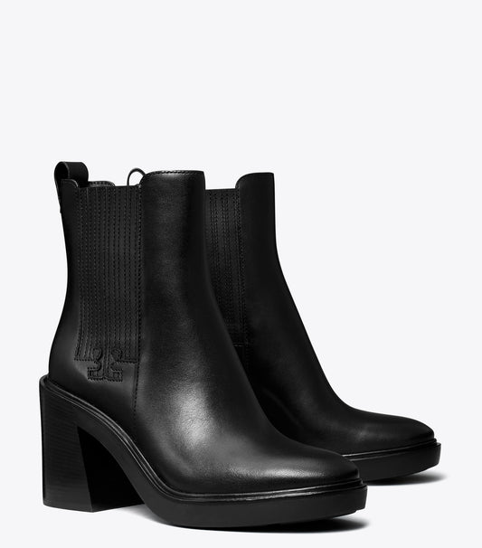 Tory Burch T Chelsea Heeled Ankle Boot - Perfect Black