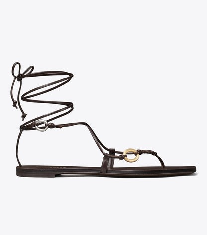 Tory Burch Linked Lace-Up Sandal - Coco