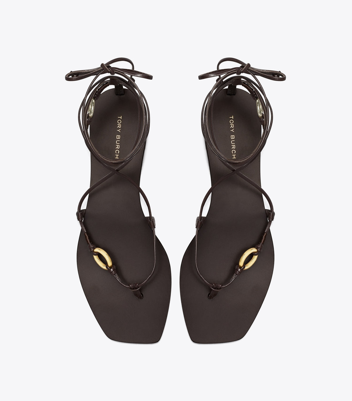 Tory Burch Linked Lace-Up Sandal - Coco
