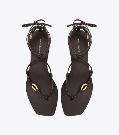 Tory Burch Linked Lace-Up Sandal - Coco