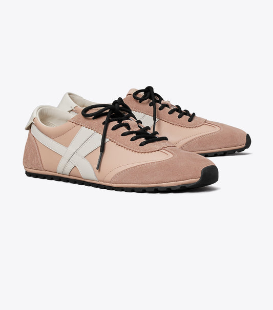 Tory Burch Hank Field Sneaker - Dusty Rose / Malva / Cream