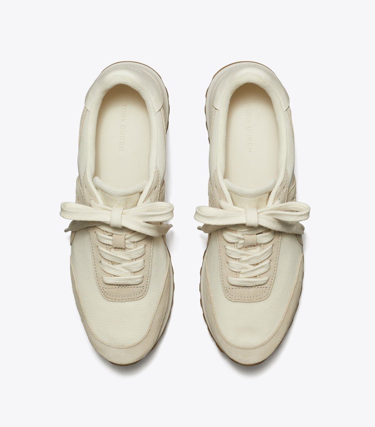 Tory Burch Hank Sneaker - New Ivory / Calcare / Titanium White