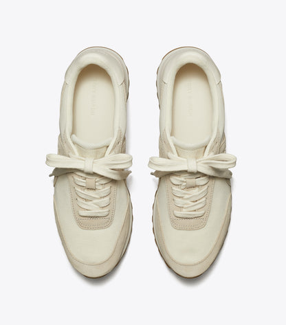 Tory Burch Hank Sneaker - New Ivory / Calcare / Titanium White