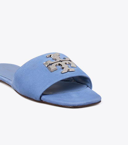 Tory Burch Eleanor Slide - Soft Blue / Silver