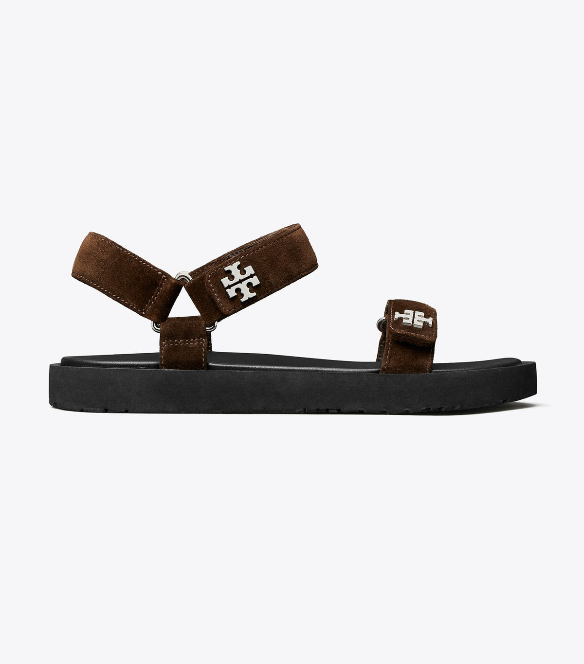 Tory Burch Kira Sport Slim Sandal - Dark Cocoa / Perfect Black