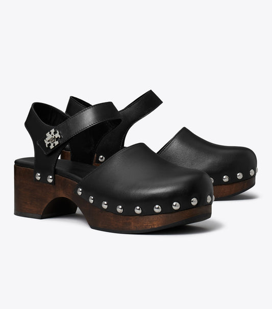Tory Burch Turnlock Clog - Perfect Black