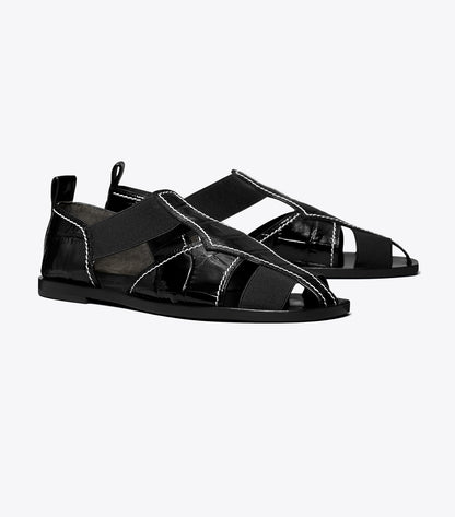Tory Burch Fisherman Sandal - Perfect Black