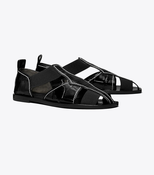 Tory Burch Fisherman Sandal - Perfect Black