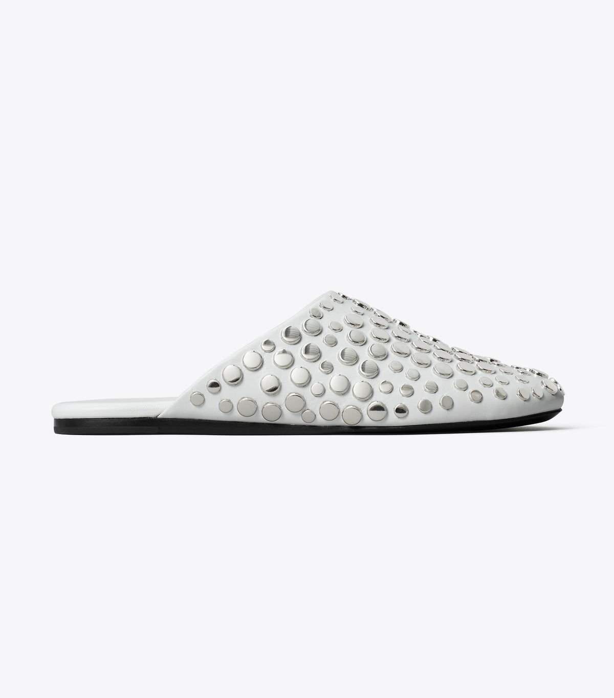 Tory Burch Studded Mule - Cloud / Silver