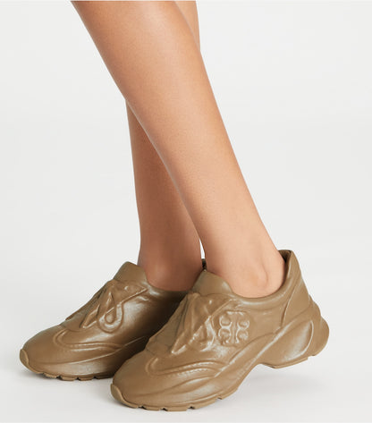 Tory Burch Good Luck X-Ray Trainer - Light Chai