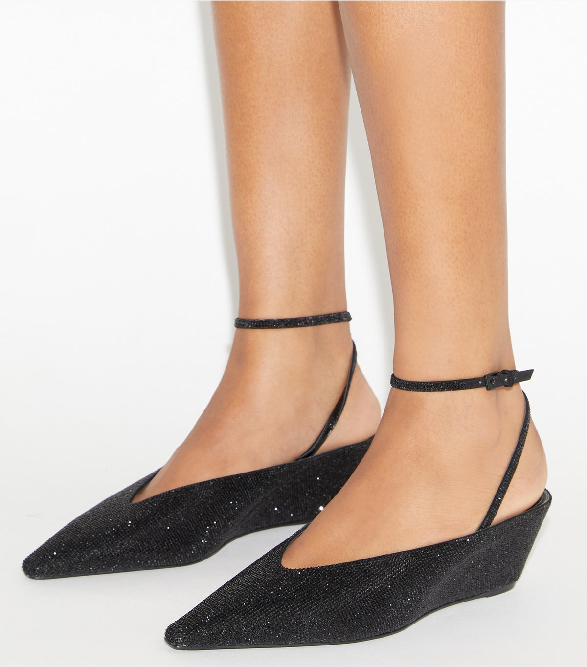 Tory Burch Pavé Wedge - Perfect Black / Perfect Black