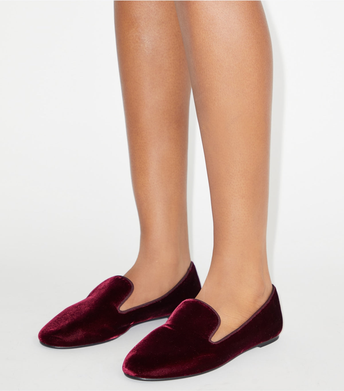 Tory Burch Smoking Slipper - Dark Carmine