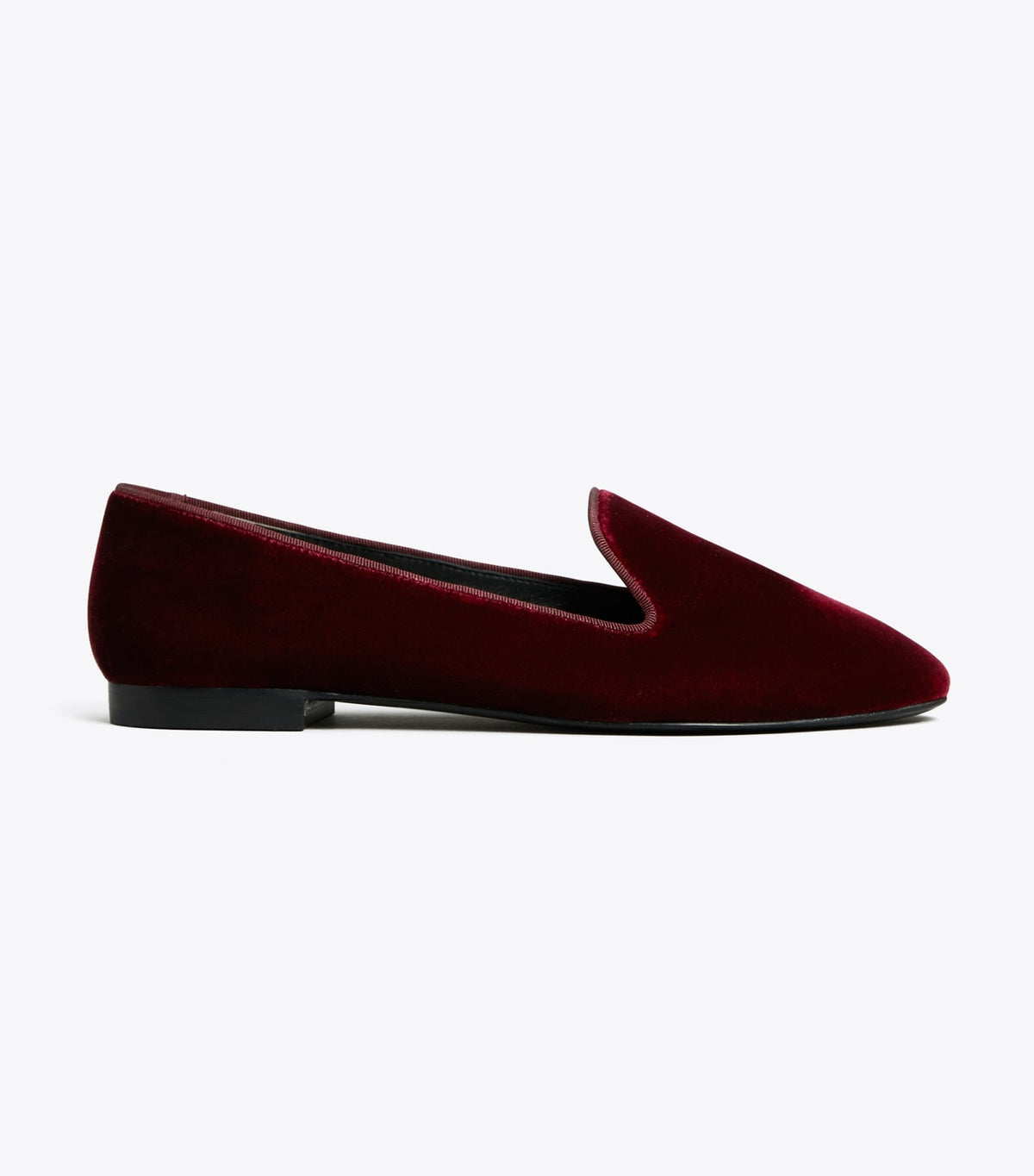Tory Burch Smoking Slipper - Dark Carmine