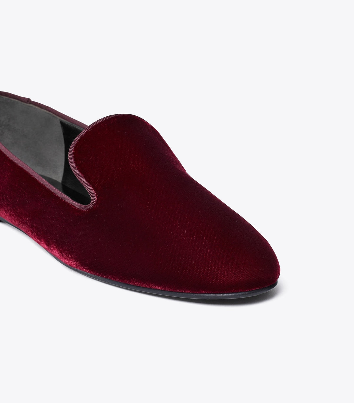 Tory Burch Smoking Slipper - Dark Carmine