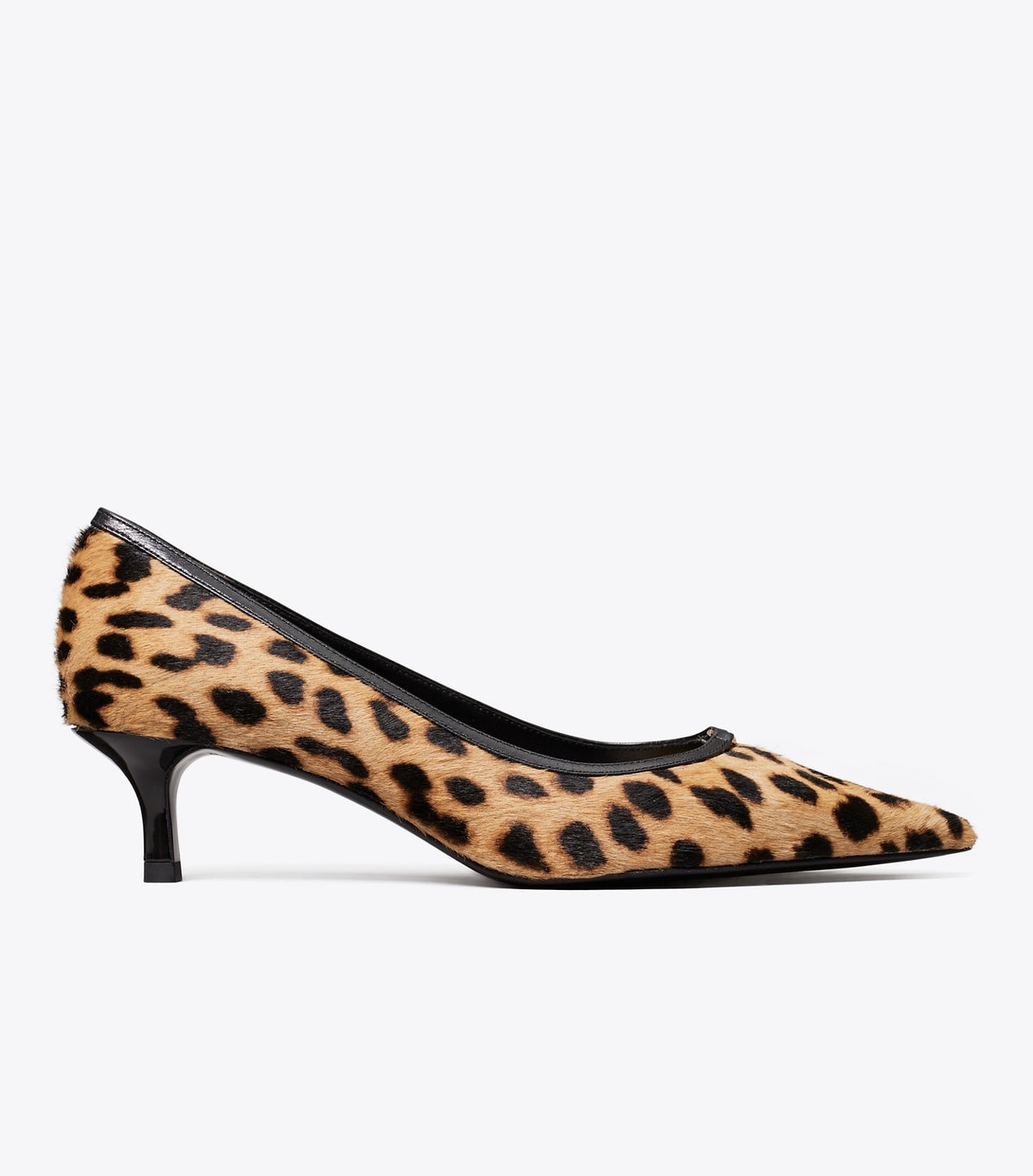Tory Burch Double T Buckle Low-Heeled Pump - Classic Leopard