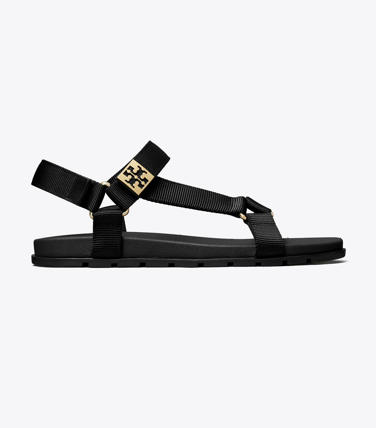 Tory Burch Mellow Trail Sandal - Perfect Black / Gold