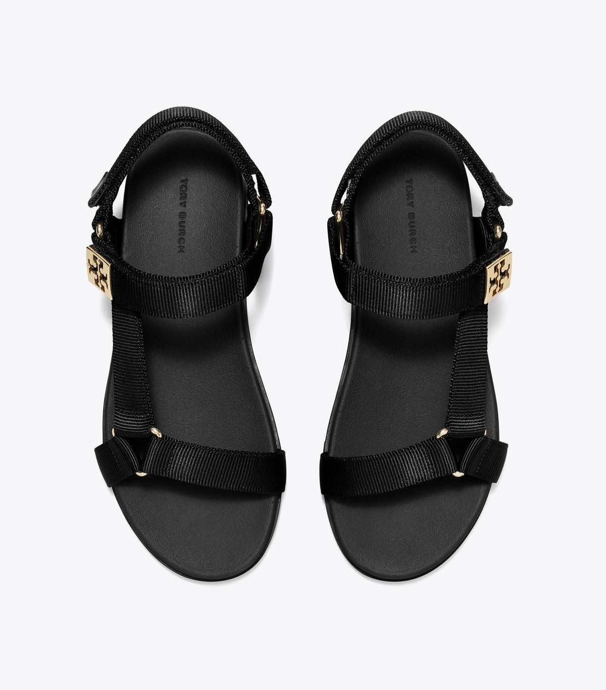 Tory Burch Mellow Trail Sandal - Perfect Black / Gold