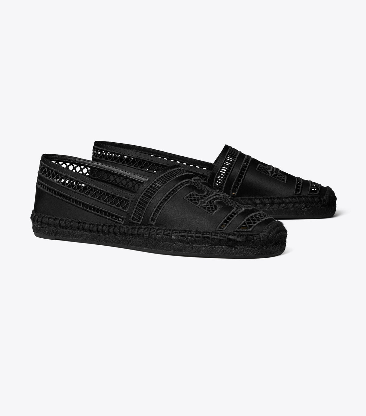 Tory Burch Open Weave Espadrille - Perfect Black