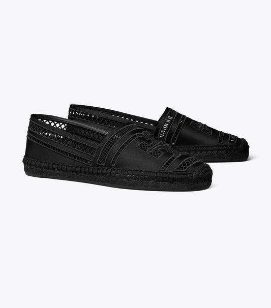 Tory Burch Open Weave Espadrille - Perfect Black