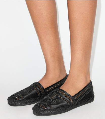 Tory Burch Open Weave Espadrille - Perfect Black