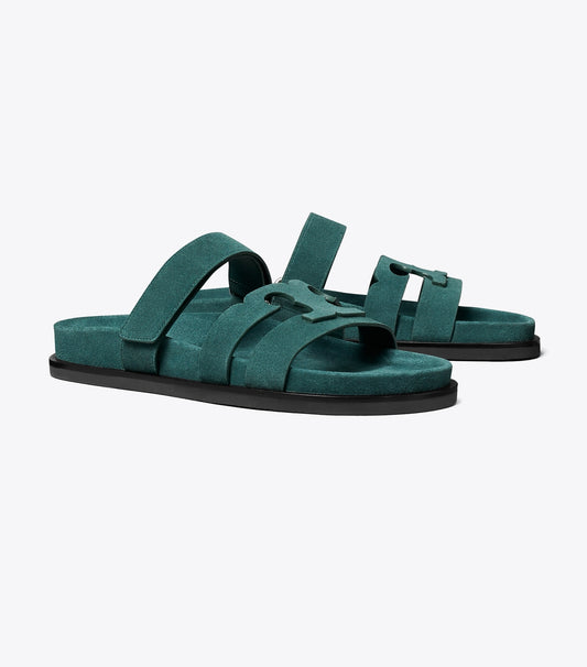 Tory Burch Ines Sport Slide - Cedar Green