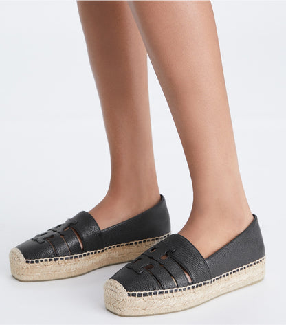 Tory Burch Ines Platform Espadrille - Perfect Black
