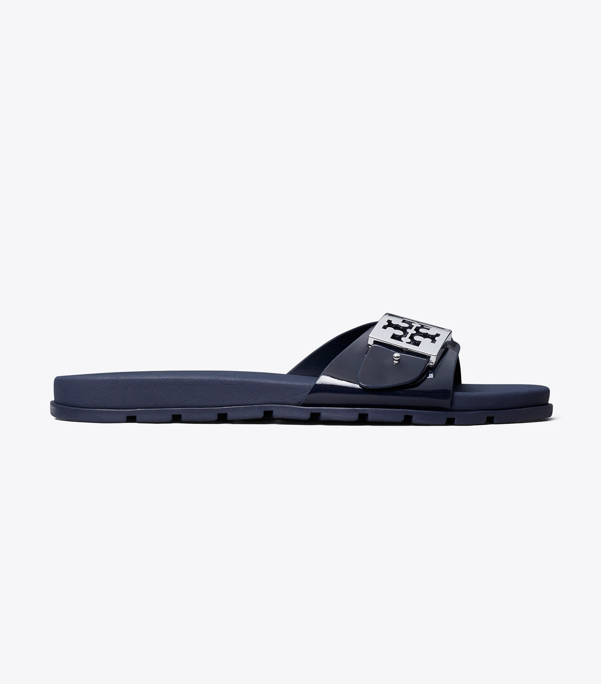 Tory Burch Mellow Slide - New Navy / Silver