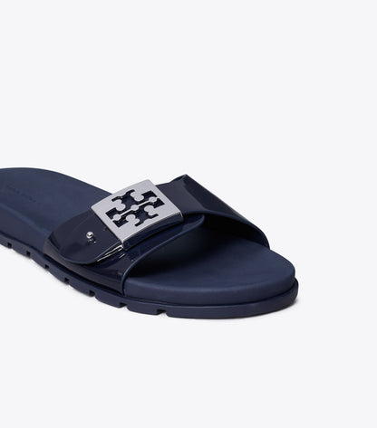 Tory Burch Mellow Slide - New Navy / Silver