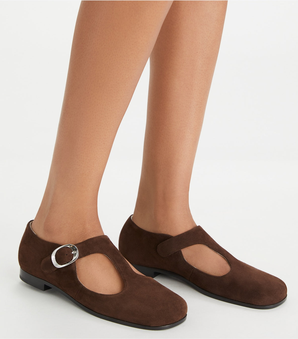 Tory Burch Violet T-Strap - Dark Cocoa