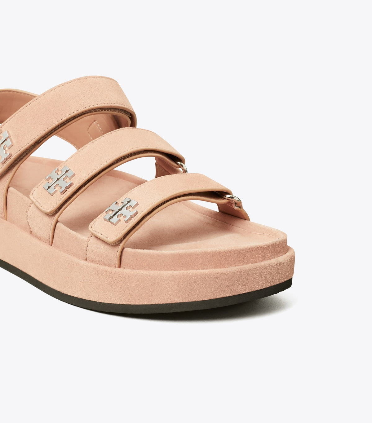 Tory Burch Kira Sport Triple-Strap Sandal - Malva / Silver