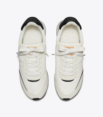 Tory Burch Destiny Trainer - White / White / Black