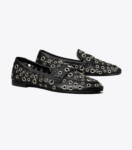 Tory Burch Eyelet Ballet Loafer - Perfect Black