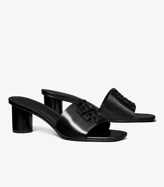 Tory Burch Ines Heeled Mule - Perfect Black