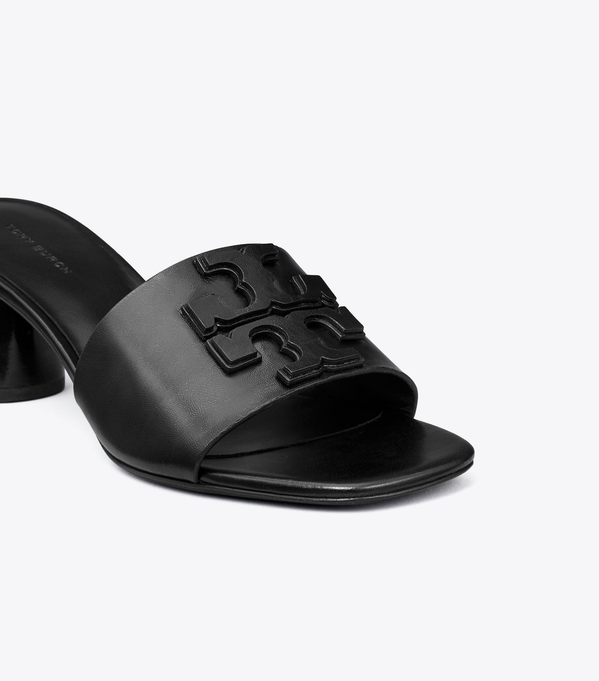 Tory Burch Ines Heeled Mule - Perfect Black