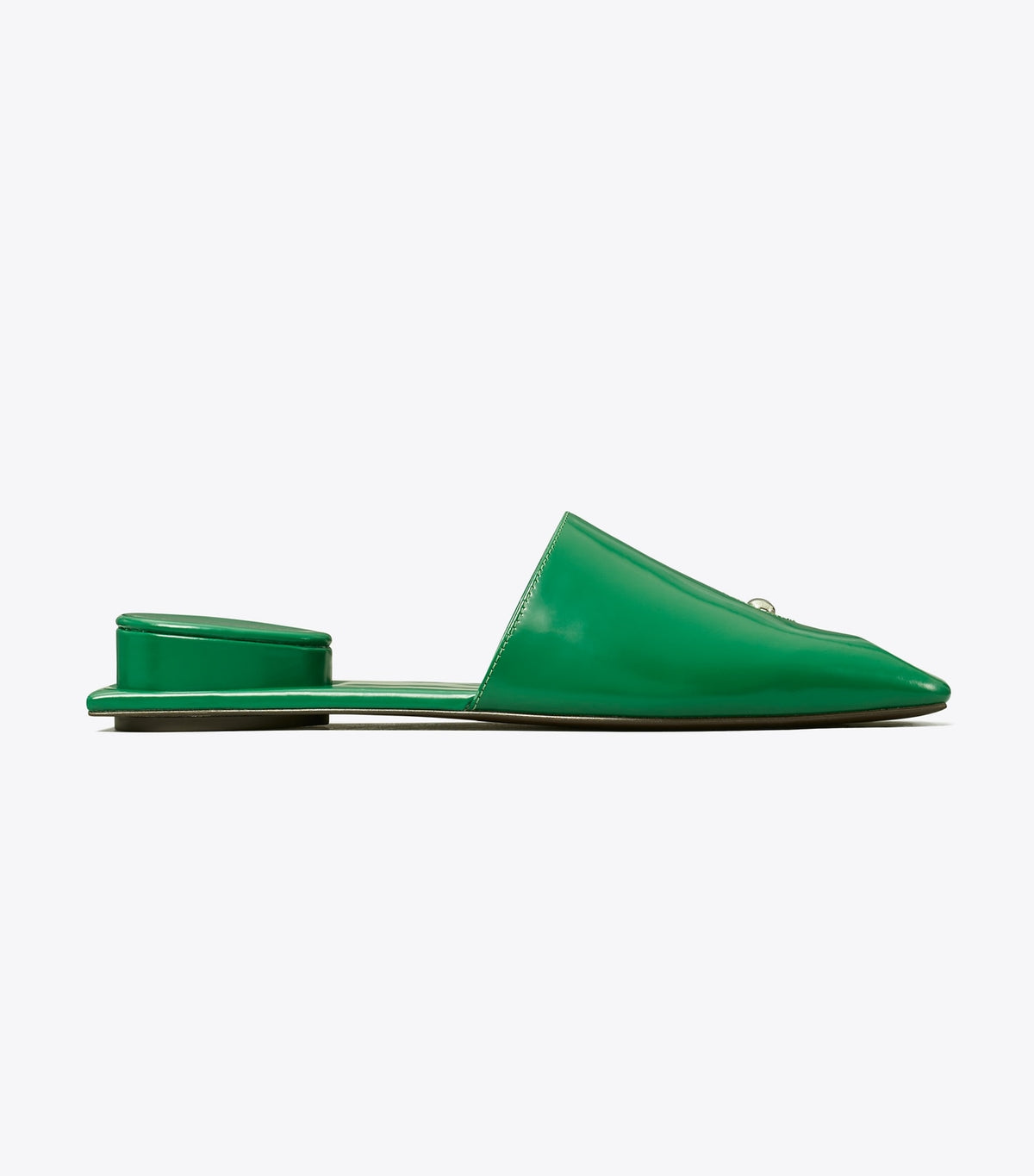 Tory Burch Pierced Mule - Grass / Silver