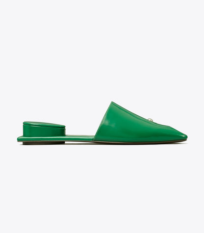 Tory Burch Pierced Mule - Grass / Silver