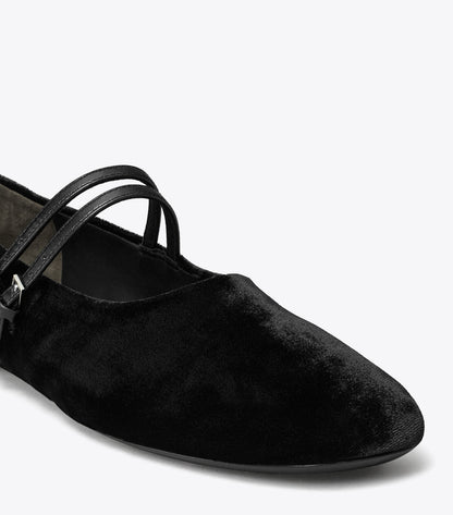 Tory Burch Mary Jane Two-Band Ballet - Perfect Black