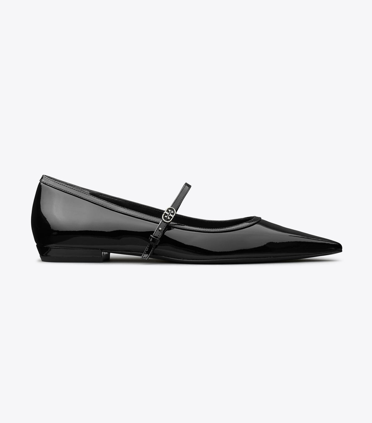Tory Burch Double T Buckle Mary Jane - Perfect Black / Perfect Black