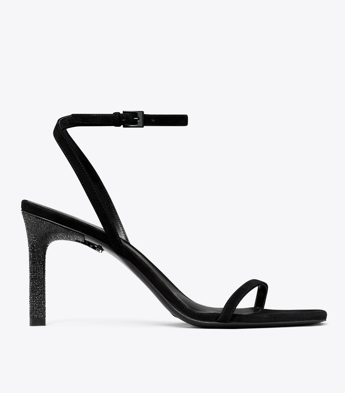 Tory Burch Pavé Heeled Sandal - Perfect Black