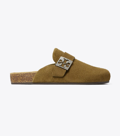 Tory Burch Mellow Mule - Wild Olive / Silver